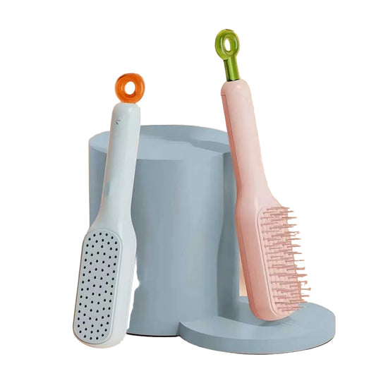 Self-cleaning Anti-static Massage Comb for Adults and Kids- Pack of 1